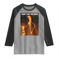 Marcus The Worm Christmas Raglan Shirt I Don't Like This Rock Funny Meme - Wonder Print Shop