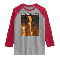 Marcus The Worm Christmas Raglan Shirt I Don't Like This Rock Funny Meme - Wonder Print Shop