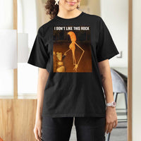 Marcus The Worm Christmas T Shirt For Women I Don't Like This Rock Funny Meme - Wonder Print Shop