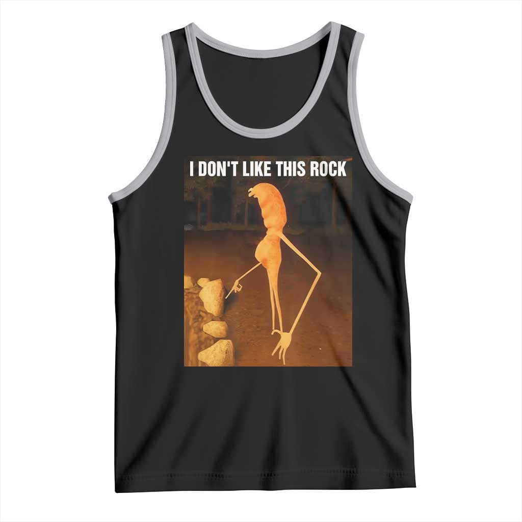 Marcus The Worm Christmas Tank Top I Don't Like This Rock Funny Meme - Wonder Print Shop