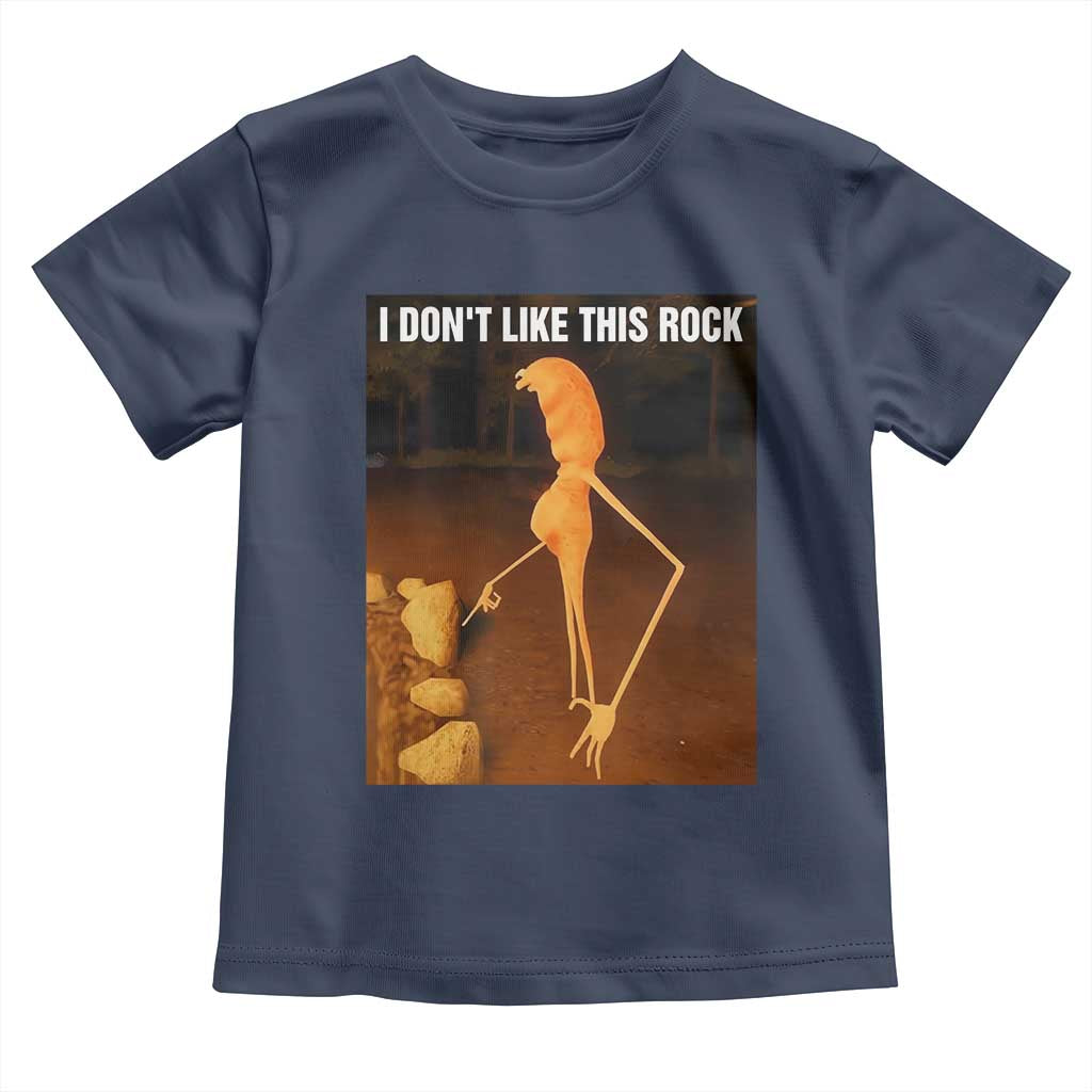 Marcus The Worm Christmas Toddler T Shirt I Don't Like This Rock Funny Meme - Wonder Print Shop