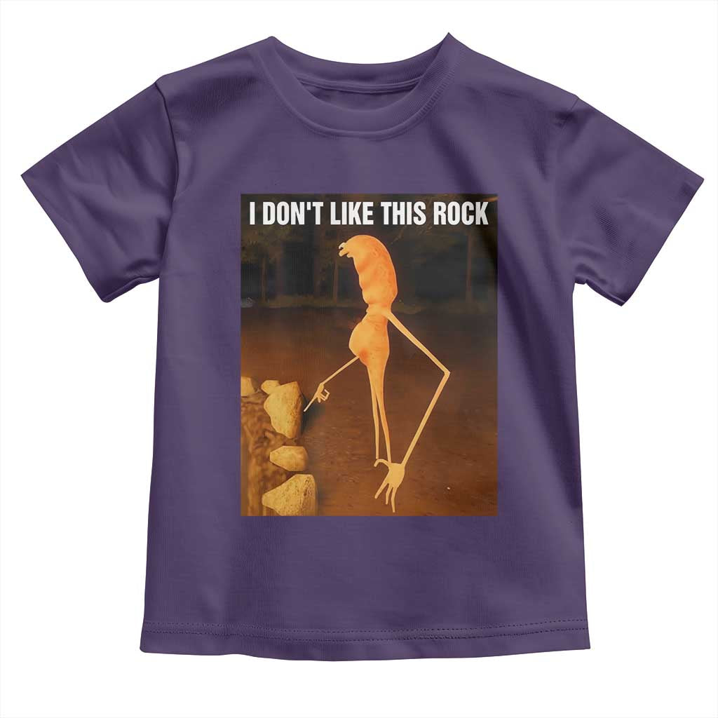 Marcus The Worm Christmas Toddler T Shirt I Don't Like This Rock Funny Meme - Wonder Print Shop