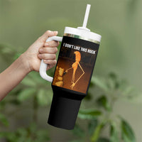 Marcus The Worm Christmas Tumbler With Handle I Don't Like This Rock Funny Meme - Wonder Print Shop