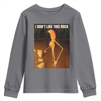 Marcus The Worm Christmas Youth Sweatshirt I Don't Like This Rock Funny Meme - Wonder Print Shop