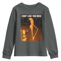 Marcus The Worm Christmas Youth Sweatshirt I Don't Like This Rock Funny Meme - Wonder Print Shop