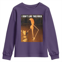 Marcus The Worm Christmas Youth Sweatshirt I Don't Like This Rock Funny Meme - Wonder Print Shop