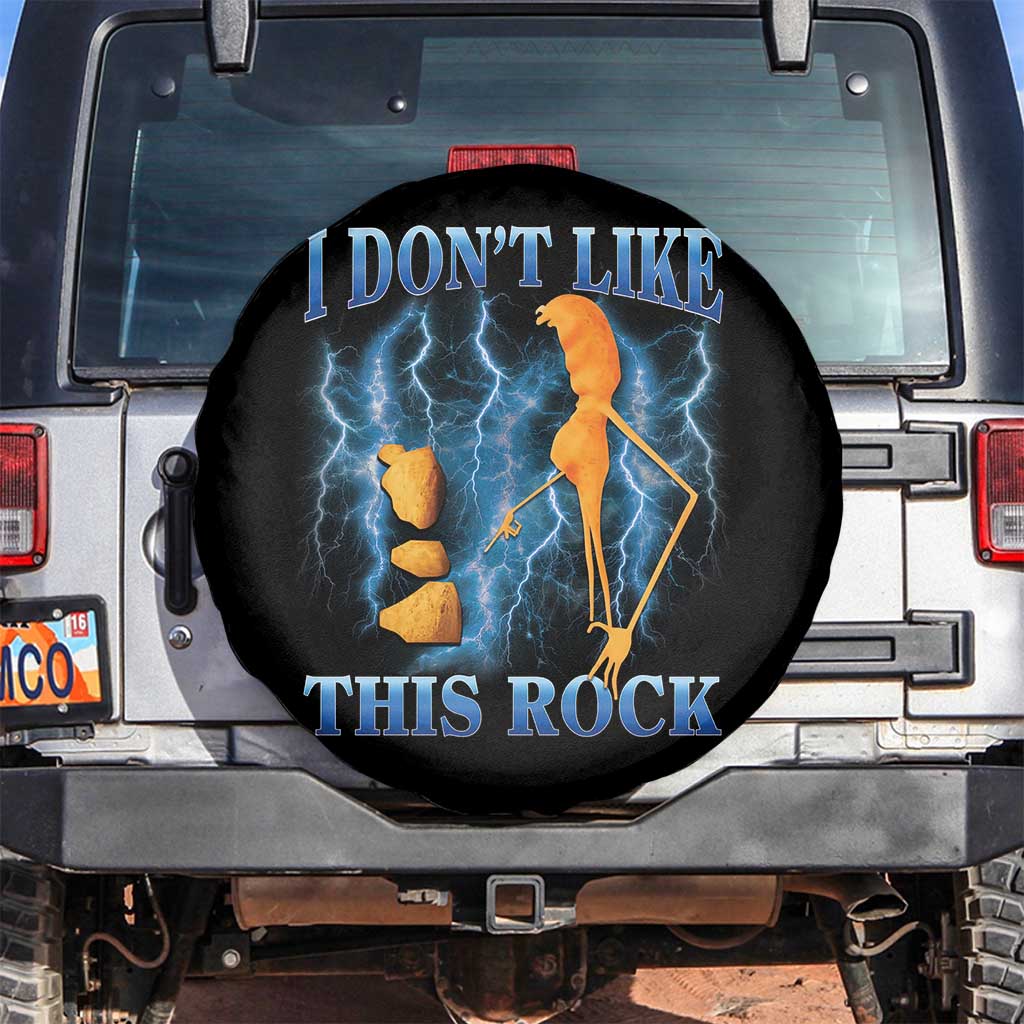 Funny Christmas Marcus The Worm Spare Tire Cover I Don't Like This Rock Brain Rot - Wonder Print Shop