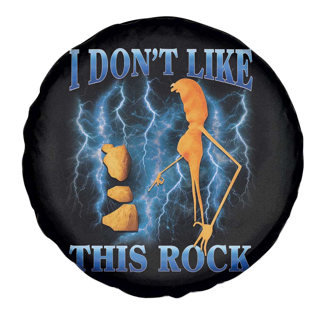 Funny Christmas Marcus The Worm Spare Tire Cover I Don't Like This Rock Brain Rot - Wonder Print Shop