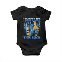 Funny Christmas Marcus The Worm Baby Onesie I Don't Like This Rock Brain Rot - Wonder Print Shop