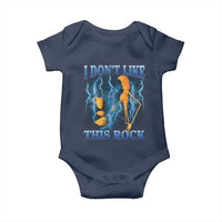 Funny Christmas Marcus The Worm Baby Onesie I Don't Like This Rock Brain Rot - Wonder Print Shop
