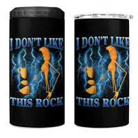 Funny Christmas Marcus The Worm 4 in 1 Can Cooler Tumbler I Don't Like This Rock Brain Rot - Wonder Print Shop