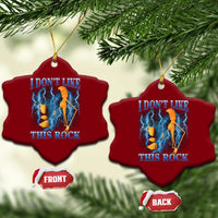 Funny Christmas Marcus The Worm Ceramic Ornament I Don't Like This Rock Brain Rot - Wonder Print Shop