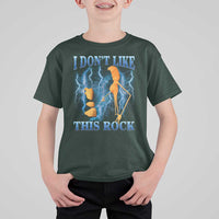 Funny Christmas Marcus The Worm T Shirt For Kid I Don't Like This Rock Brain Rot - Wonder Print Shop