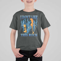 Funny Christmas Marcus The Worm T Shirt For Kid I Don't Like This Rock Brain Rot - Wonder Print Shop