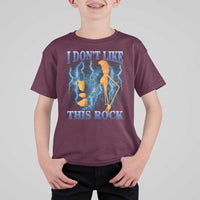 Funny Christmas Marcus The Worm T Shirt For Kid I Don't Like This Rock Brain Rot - Wonder Print Shop