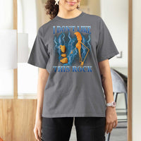 Funny Christmas Marcus The Worm T Shirt For Women I Don't Like This Rock Brain Rot - Wonder Print Shop