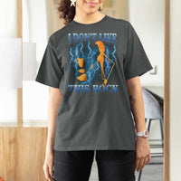 Funny Christmas Marcus The Worm T Shirt For Women I Don't Like This Rock Brain Rot - Wonder Print Shop