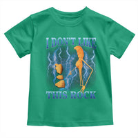 Funny Christmas Marcus The Worm Toddler T Shirt I Don't Like This Rock Brain Rot - Wonder Print Shop