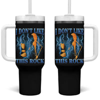 Funny Christmas Marcus The Worm Tumbler With Handle I Don't Like This Rock Brain Rot - Wonder Print Shop