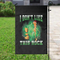 Funny Marcus The Worm Garden Flag I Don't Like This Rock Brain Rot - Wonder Print Shop