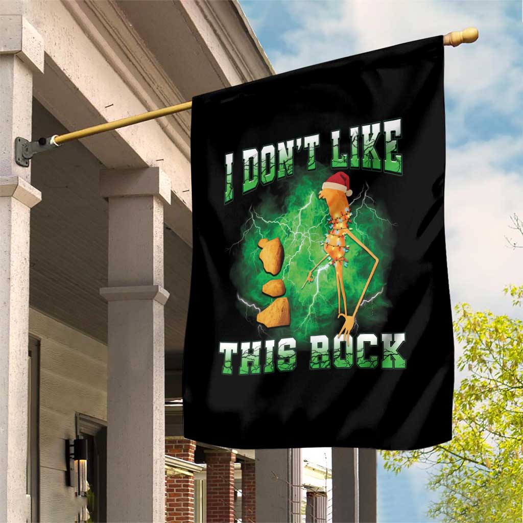 Funny Marcus The Worm Garden Flag I Don't Like This Rock Brain Rot - Wonder Print Shop
