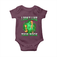 Funny Marcus The Worm Baby Onesie I Don't Like This Rock Brain Rot - Wonder Print Shop