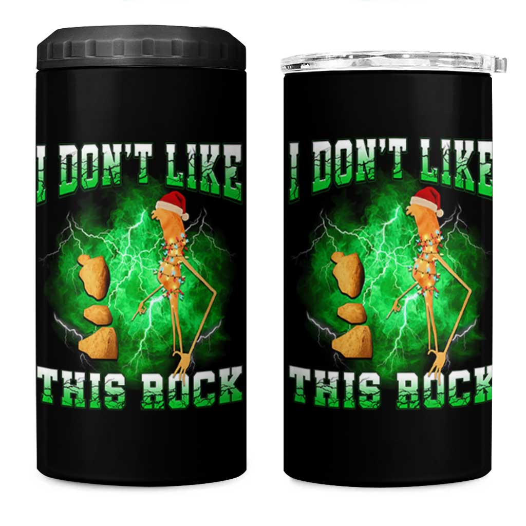 Funny Marcus The Worm 4 in 1 Can Cooler Tumbler I Don't Like This Rock Brain Rot - Wonder Print Shop