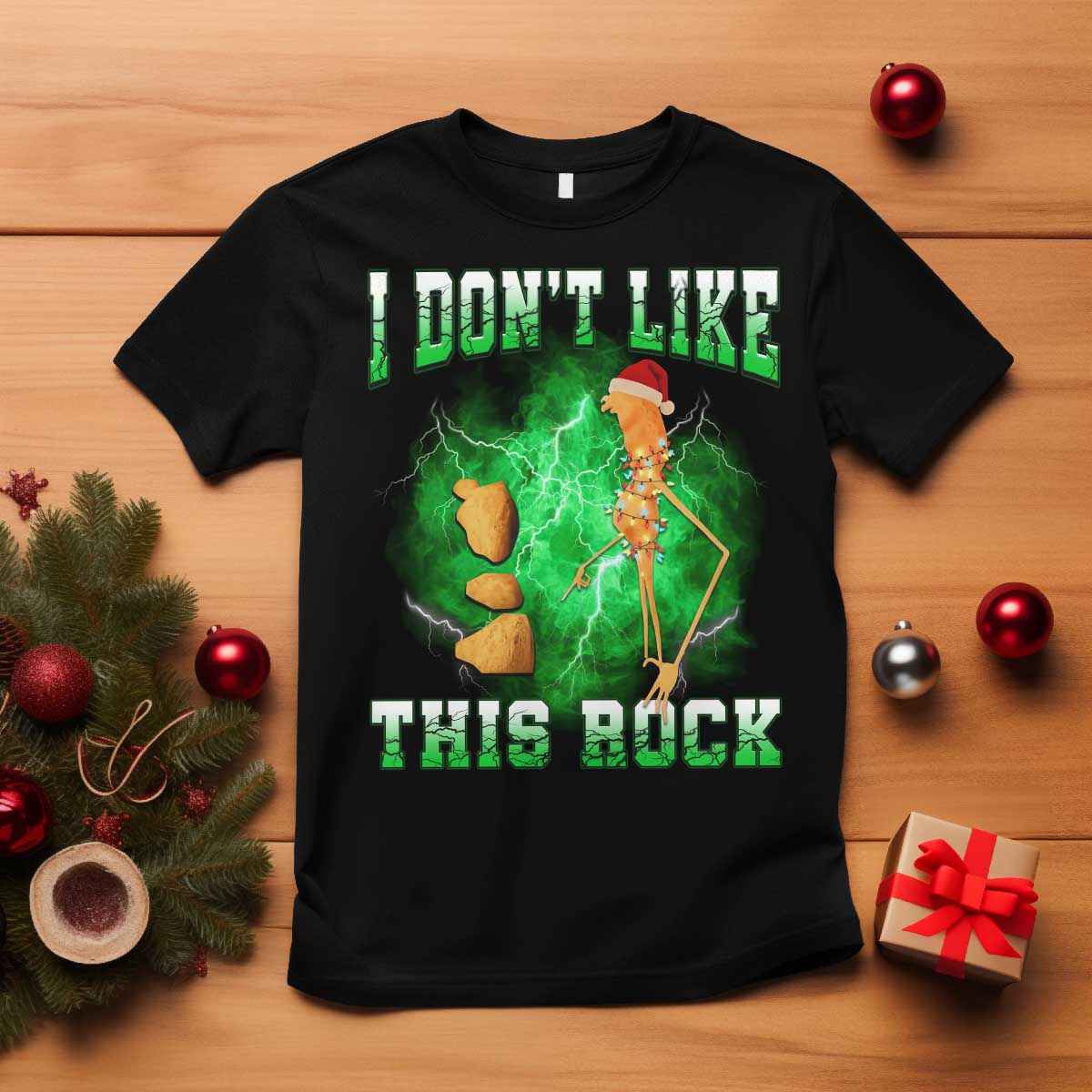 Funny Marcus The Worm T Shirt I Don't Like This Rock Brain Rot - Wonder Print Shop