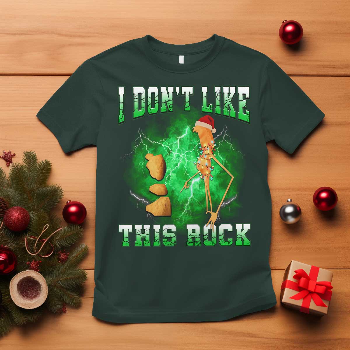 Funny Marcus The Worm T Shirt I Don't Like This Rock Brain Rot - Wonder Print Shop