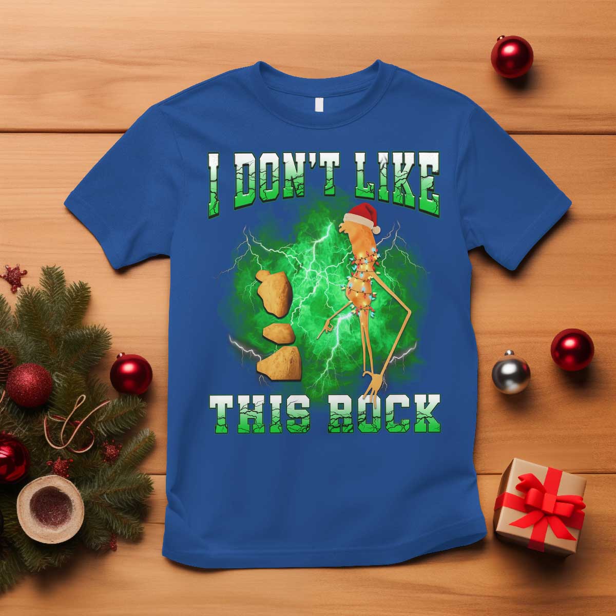 Funny Marcus The Worm T Shirt I Don't Like This Rock Brain Rot - Wonder Print Shop