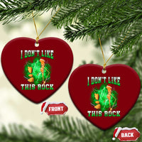 Funny Marcus The Worm Ceramic Ornament I Don't Like This Rock Brain Rot - Wonder Print Shop