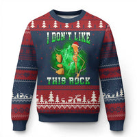 Funny Marcus The Worm Ugly Christmas Sweater I Don't Like This Rock Brain Rot - Wonder Print Shop