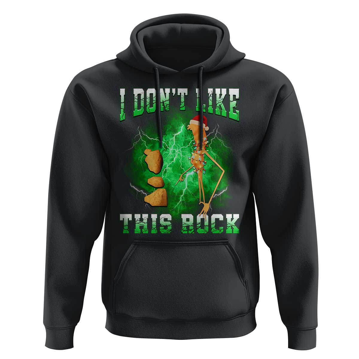 Funny Marcus The Worm Hoodie I Don't Like This Rock Brain Rot - Wonder Print Shop
