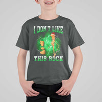 Funny Marcus The Worm T Shirt For Kid I Don't Like This Rock Brain Rot - Wonder Print Shop