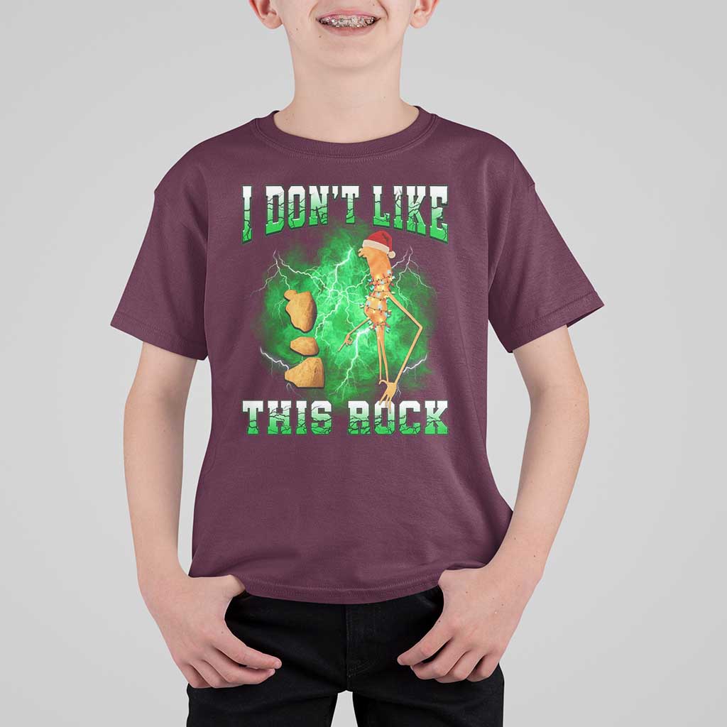 Funny Marcus The Worm T Shirt For Kid I Don't Like This Rock Brain Rot - Wonder Print Shop
