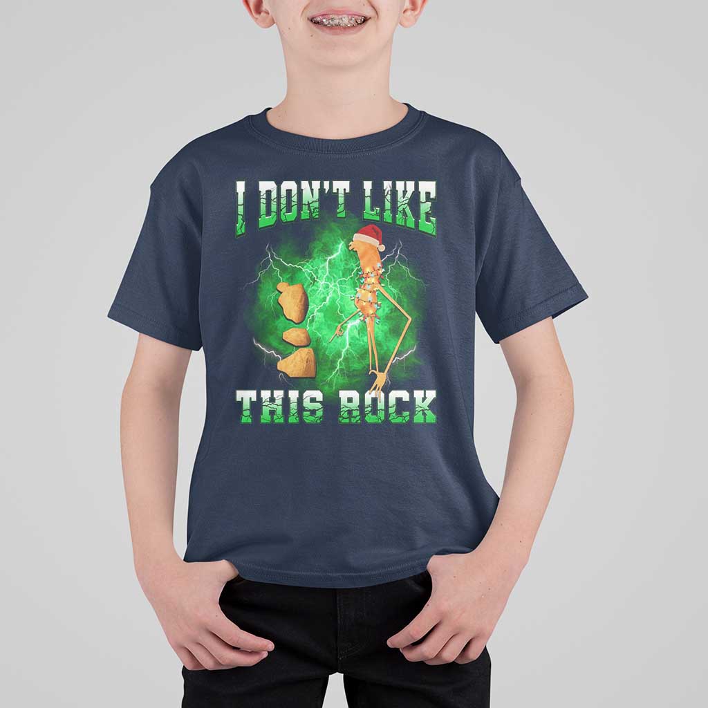 Funny Marcus The Worm T Shirt For Kid I Don't Like This Rock Brain Rot - Wonder Print Shop