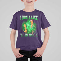 Funny Marcus The Worm T Shirt For Kid I Don't Like This Rock Brain Rot - Wonder Print Shop