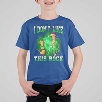 Funny Marcus The Worm T Shirt For Kid I Don't Like This Rock Brain Rot - Wonder Print Shop