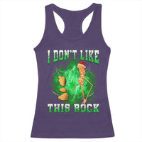 Funny Marcus The Worm Racerback Tank Top I Don't Like This Rock Brain Rot - Wonder Print Shop