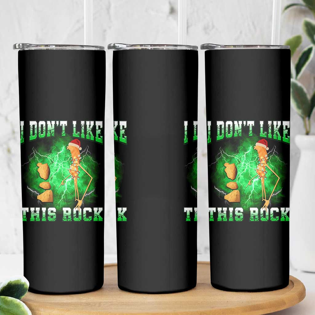 Funny Marcus The Worm Skinny Tumbler I Don't Like This Rock Brain Rot - Wonder Print Shop