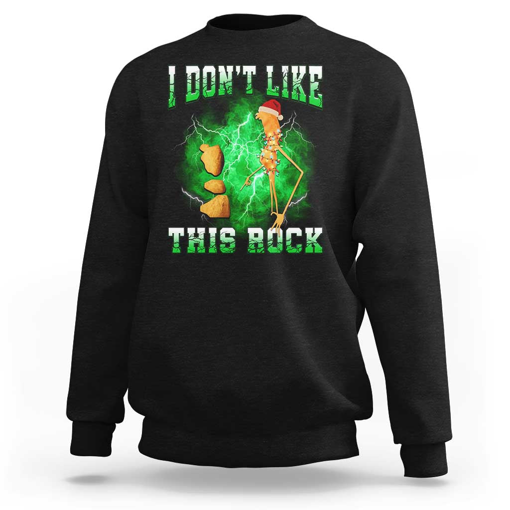 Funny Marcus The Worm Sweatshirt I Don't Like This Rock Brain Rot - Wonder Print Shop