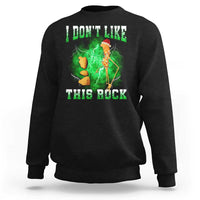 Funny Marcus The Worm Sweatshirt I Don't Like This Rock Brain Rot - Wonder Print Shop