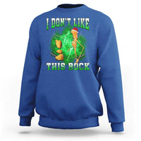 Funny Marcus The Worm Sweatshirt I Don't Like This Rock Brain Rot - Wonder Print Shop