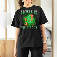 Funny Marcus The Worm T Shirt For Women I Don't Like This Rock Brain Rot - Wonder Print Shop