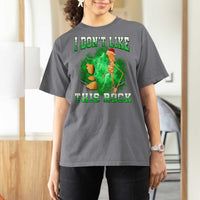 Funny Marcus The Worm T Shirt For Women I Don't Like This Rock Brain Rot - Wonder Print Shop