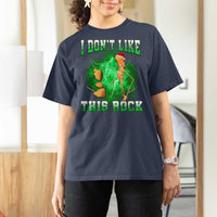 Funny Marcus The Worm T Shirt For Women I Don't Like This Rock Brain Rot - Wonder Print Shop