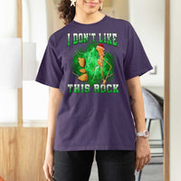 Funny Marcus The Worm T Shirt For Women I Don't Like This Rock Brain Rot - Wonder Print Shop
