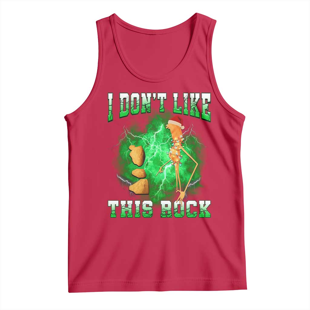 Funny Marcus The Worm Tank Top I Don't Like This Rock Brain Rot - Wonder Print Shop