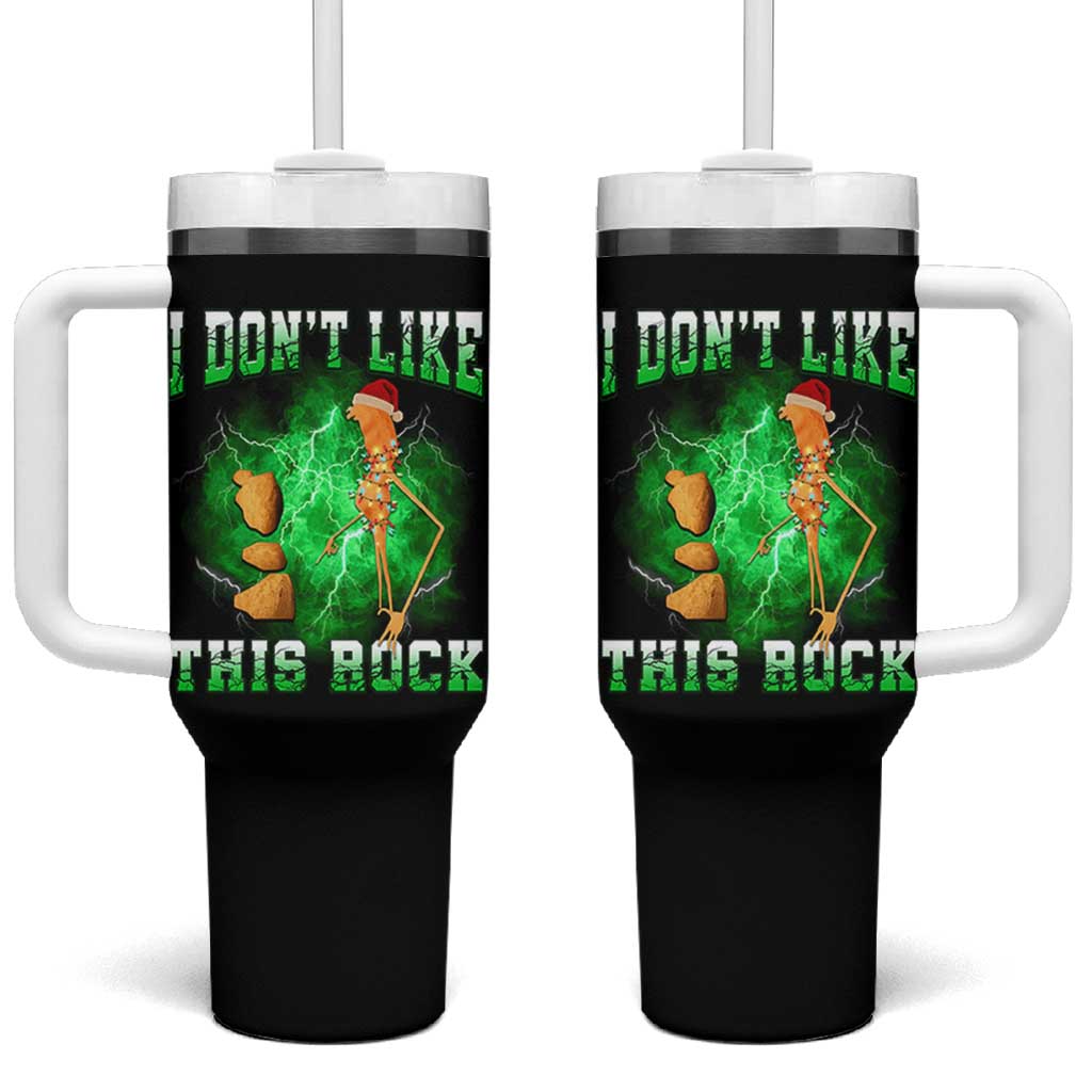 Funny Marcus The Worm Tumbler With Handle I Don't Like This Rock Brain Rot - Wonder Print Shop