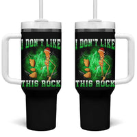 Funny Marcus The Worm Tumbler With Handle I Don't Like This Rock Brain Rot - Wonder Print Shop
